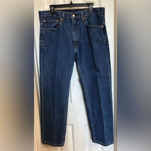LEVIS - 505 M Sz 36/30 Regular Fit Straight-Leg Jeans/Medium Wash EUC - Picture 16 of 16